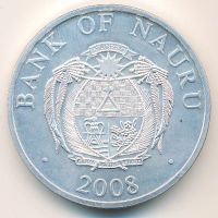 Лот: 6592908. Фото: 2. Монета. Серебро. Науру, 10 долларов... Монеты