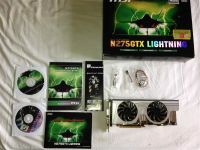 Лот: 2762704. Фото: 3. Видеокарта GeForce PCI-E GTX 275... Компьютеры, оргтехника, канцтовары