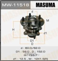 Лот: 24890174. Фото: 2. Ступичный узел Masuma , аналог... Автозапчасти