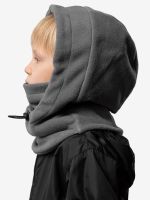 Лот: 25734561. Фото: 2. Капюшон флисовый bodo, Серый. Спортивная одежда