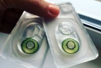 Лот: 10561703. Фото: 2. Зелёные линзы. Оптика