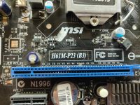 Лот: 20406909. Фото: 2. Мат. плата MSI H61M-P23/H61/LGA1155... Комплектующие