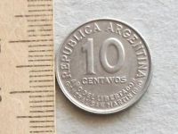 Лот: 16215131. Фото: 2. Монета 10 сентаво Аргентина 1950... Монеты