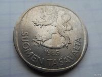 Лот: 10147889. Фото: 2. Финляндия 1 марка 1985. Монеты