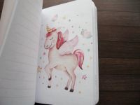 Лот: 21773256. Фото: 7. Блокнот, А6, 32 листа с единорогами...