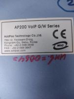Лот: 19074604. Фото: 2. VoIP шлюз AddPac. Стационарные, спутниковые телефоны
