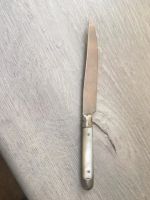 Лот: 17174218. Фото: 2. Немецкий нож с перламутровой ручкой... Посуда, кухонная утварь