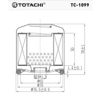 Лот: 20925374. Фото: 2. Фильтр масляный TC-1099 TOTACHI... Автозапчасти