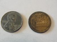 Лот: 4927418. Фото: 2. США, 1 цент, 1943, железо. Монеты