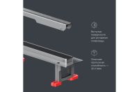 Лот: 24310023. Фото: 4. Трап для душа линейный AM.PM Masterflow. Красноярск