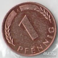 Лот: 14480482. Фото: 2. Германия ФРГ 1 пфенниг 1950 год... Монеты