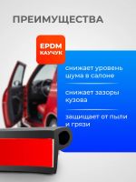 Лот: 25616765. Фото: 2. Уплотнитель двери в автомобиль... Инструмент