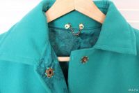 Лот: 10264793. Фото: 5. новое Пальто ярко бирюзовое очень...