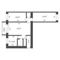 Лот: 20089005. Фото: 11. Продам 3-комн. кв. 57.8 кв.м...