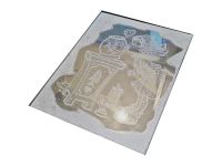 Лот: 4743909. Фото: 2. Девочка с Рыбкой. стекло. гравировка... Изобразительное искусство