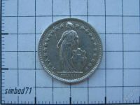Лот: 1158591. Фото: 2. 1/2 франка Швейцария 1957г (серебро... Монеты