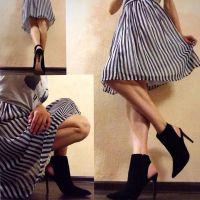 Лот: 8268139. Фото: 2. Юбка шифон, на кокетке. Женская одежда