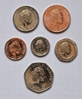 Лот: 17857105. Фото: 2. набор ЩИТ 50,20,10,5 пенсов, 2... Монеты