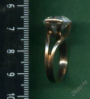Лот: 18757081. Фото: 2. (№1784) кольцо серебро с позолотой... Ювелирные изделия, бижутерия, часы