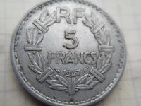Лот: 21135700. Фото: 2. Франция 5 франков 1947 B. Монеты