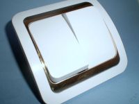 Лот: 4772169. Фото: 2. 🔲🔲 Выключатель Makel 2-клавишный... Электрооборудование