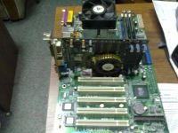 Лот: 1521333. Фото: 2. мать SocketA+проц Athlon 2100... Компьютеры, ноутбуки, планшеты