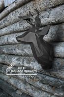 Лот: 9612540. Фото: 2. Эко-трофей на стену, модель головы... Предметы интерьера