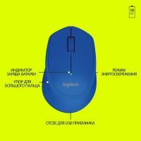 Лот: 21437322. Фото: 5. Мышь Logitech беспроводная M280...
