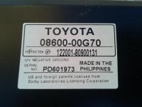 Лот: 4927614. Фото: 2. стандартная японская toyota магнитола... Автозвук