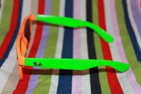 Лот: 4011873. Фото: 2. Очки Ray Ban зеркальные! Оранжево-салатовый... Аксессуары