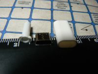 Лот: 11198067. Фото: 2. Разъём (гнездо) micro USB с корпусом... Радиодетали  (электронные компоненты)