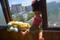 Лот: 5545504. Фото: 3. кукла, подушка, жираф (можно на... Дети растут