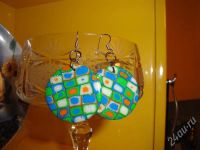 Лот: 298248. Фото: 2. Изделия из полимерной глины серьги... Ювелирные изделия, бижутерия, часы