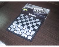 Лот: 4915263. Фото: 2. шашки дорожные магнитные компактные. Спортивные товары
