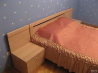 Лот: 11172183. Фото: 5. Кровать и тумбочки Дятьково, беленый...