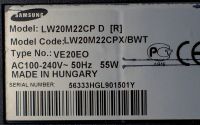Лот: 17481415. Фото: 2. телевизор Samsung LW20. ТВ и видео