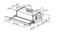 Лот: 13543428. Фото: 2. Вытяжка Faber Flexa Glass M6 W... Крупная бытовая техника