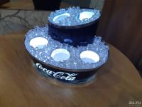Лот: 13700342. Фото: 2. Светящаяся подставка Coca-Cola. Аксессуары