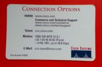 Лот: 1299222. Фото: 2. Карта Cisco Systems. Открытки, билеты и др.