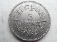 Лот: 21170856. Фото: 2. Франция 5 франков 1935. Монеты