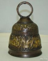 Лот: 11704768. Фото: 2. Колокол винтажный LEO AQUILA AGNUS... Антиквариат
