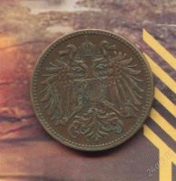 Лот: 1624710. Фото: 2. австрия 2 геллера 1915 (патина... Монеты