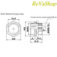 Лот: 20230252. Фото: 5. Авиационный разъём GX-16 2/3/4...