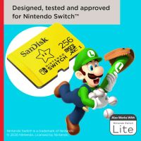 Лот: 24616924. Фото: 2. Карта памяти SanDisk 256GB Nintendo... Носители информации