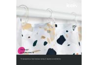 Лот: 23658024. Фото: 6. Штора для ванной комнаты IDDIS...