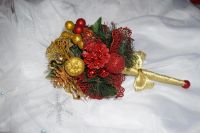 Лот: 8783531. Фото: 2. Новогодний букет. Цветы, букеты