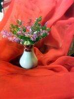 Лот: 2272075. Фото: 2. Горный вереск - букет в солонке... Цветы, букеты
