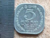Лот: 9610170. Фото: 5. Монета 5 цент пять Шри Ланка 1978...