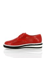 Лот: 11624268. Фото: 2. paolo conte Красные женские ботинки... Женская обувь
