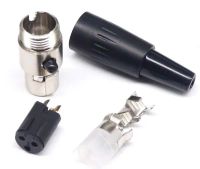 Лот: 19552650. Фото: 2. Разъем mini XLR, 3пин, гнездо... Радиодетали  (электронные компоненты)